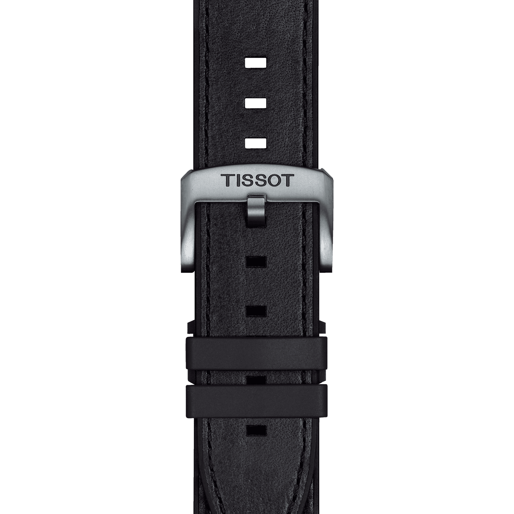 Cinturino ufficiale Tissot in pelle nera ansa 23 mm