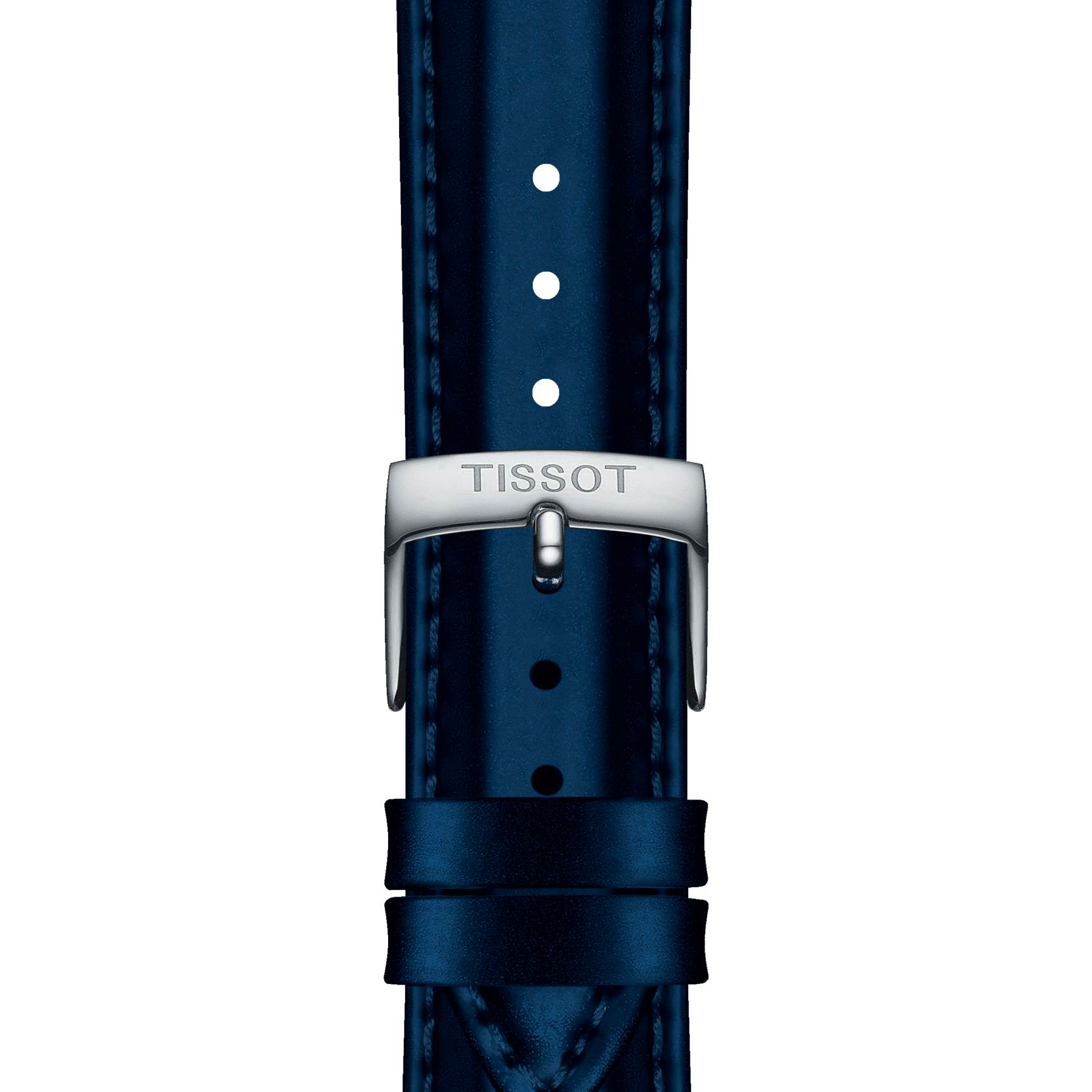 Bracelet Officiel Tissot Synthétique Bleu Entre-cornes 18 mm