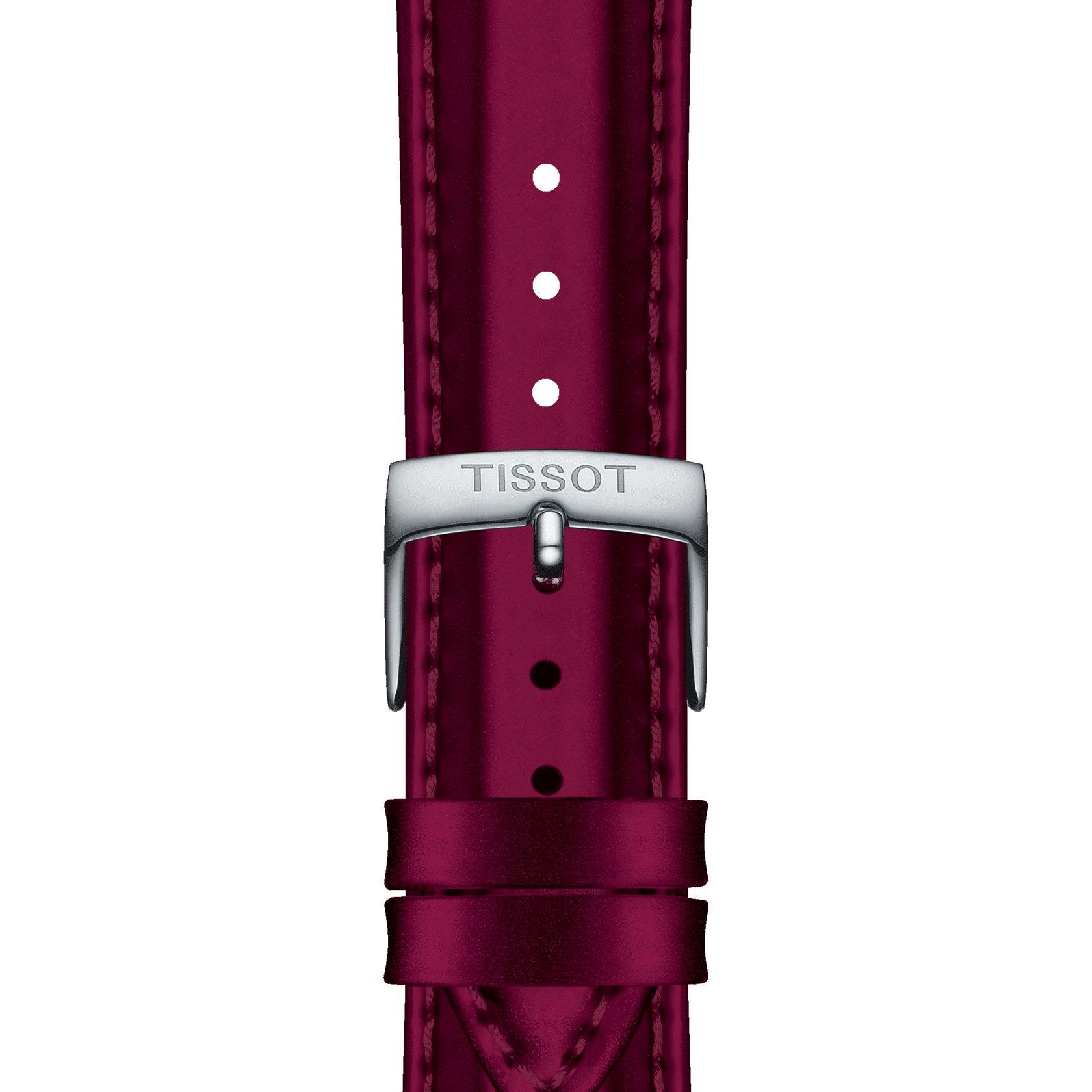 Tissot official red synthetic strap lugs 18 mm