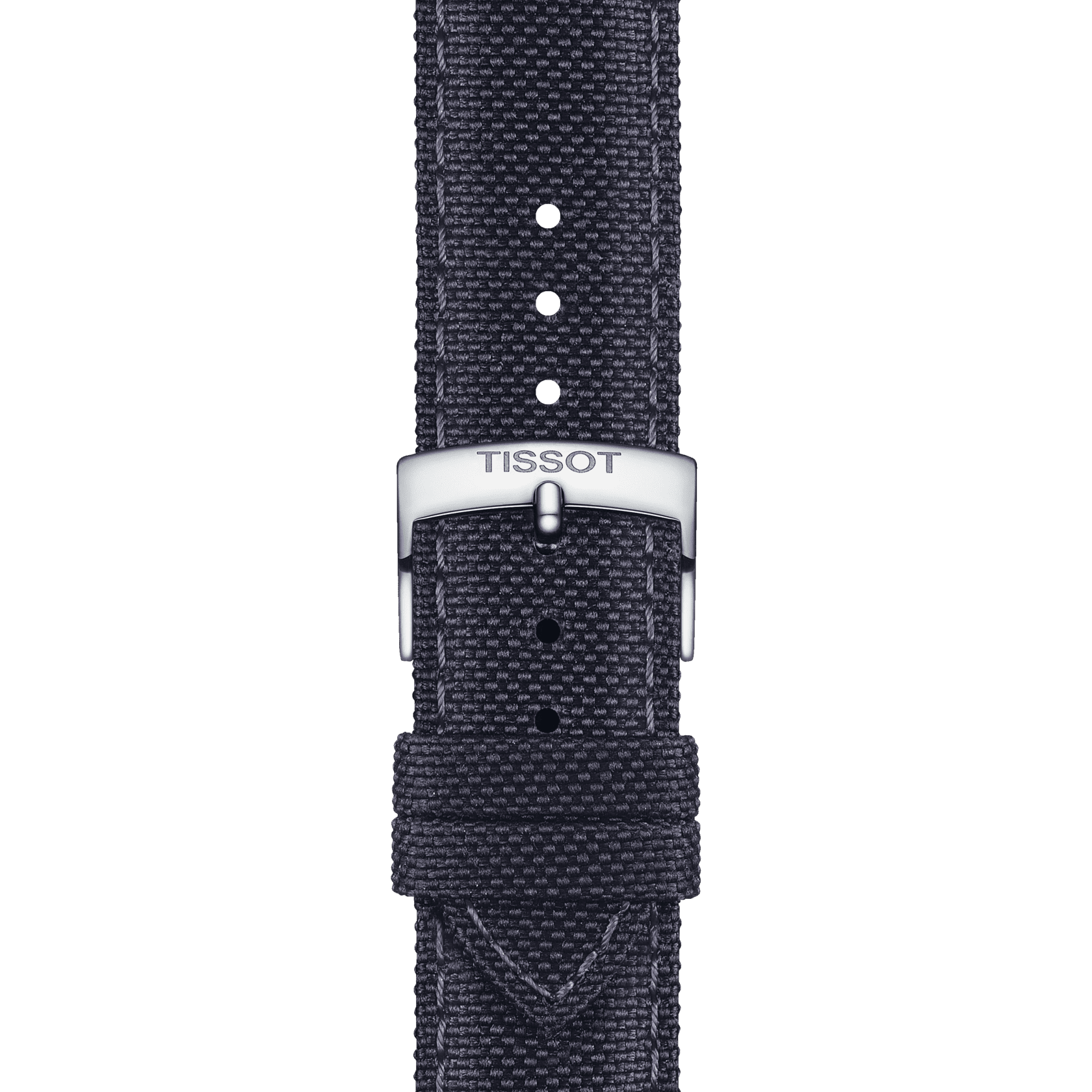 Tissot official anthracite fabric strap lugs 21 mm