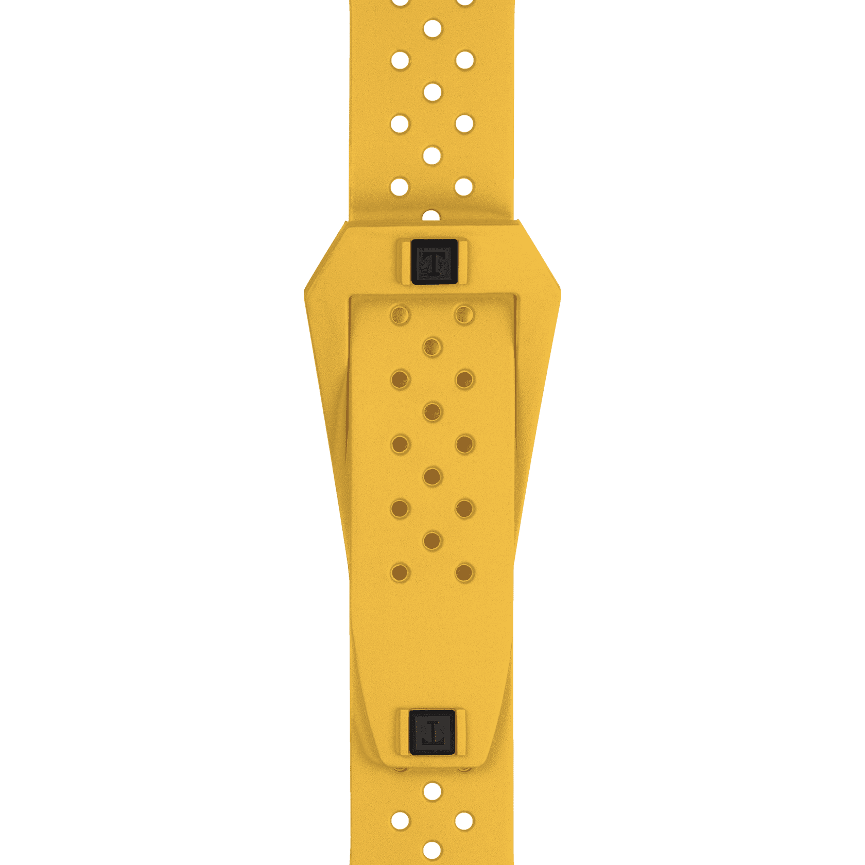 Tissot Official Yellow Sideral Rubber Strap