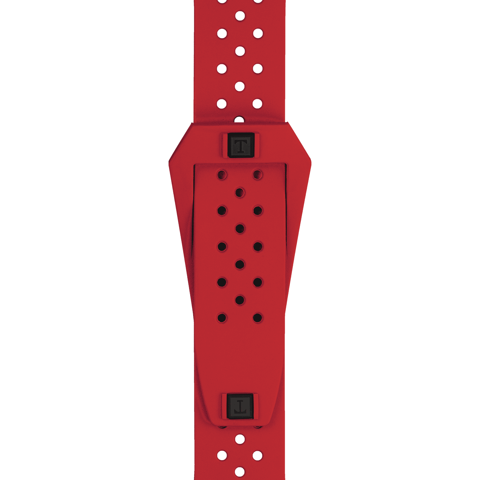 Bracelet Officiel Tissot Caoutchouc Rouge Sideral