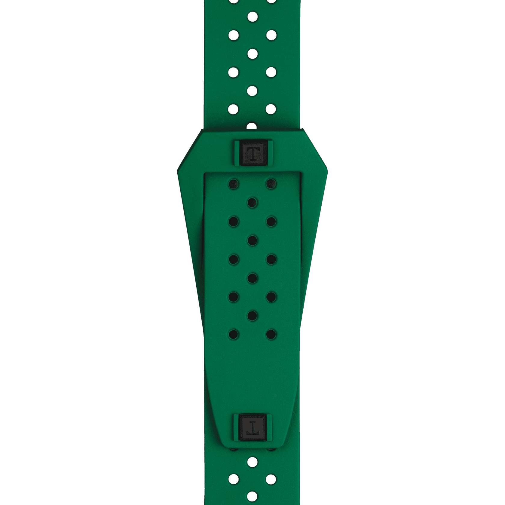 Bracelet Officiel Tissot Caoutchouc Vert Sideral