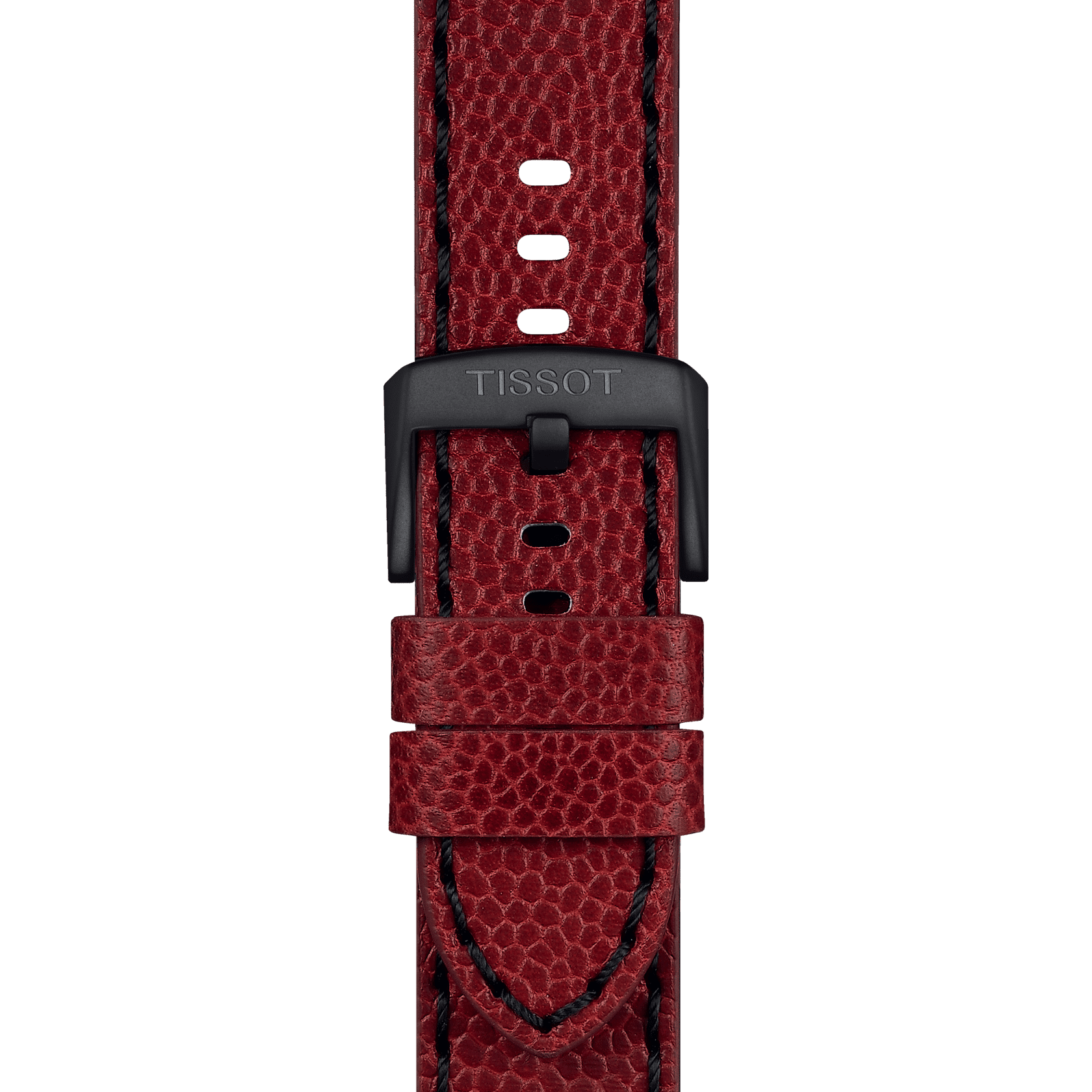 Tissot Official burgundy leather strap 22 mm
