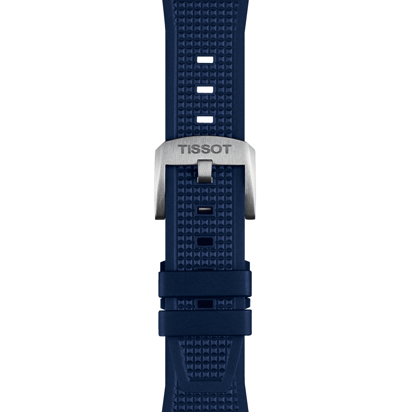 Gumowy niebieski pasek Tissot - Kolekcja PRX 40 mm