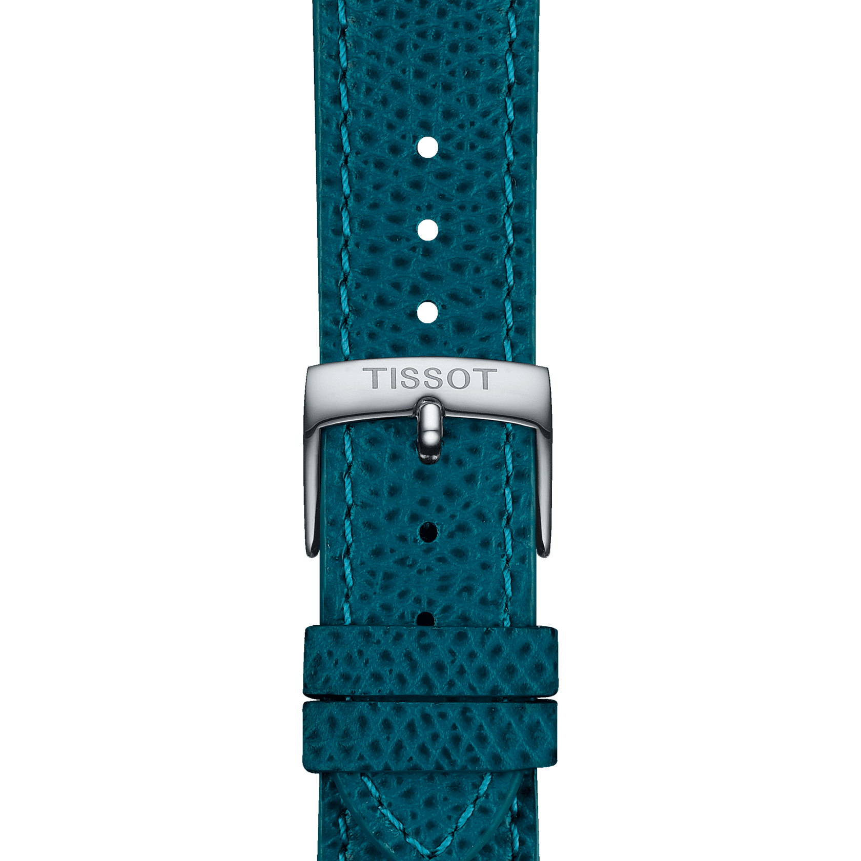 Tissot Official Turquoise Leather Strap Lugs 18 mm