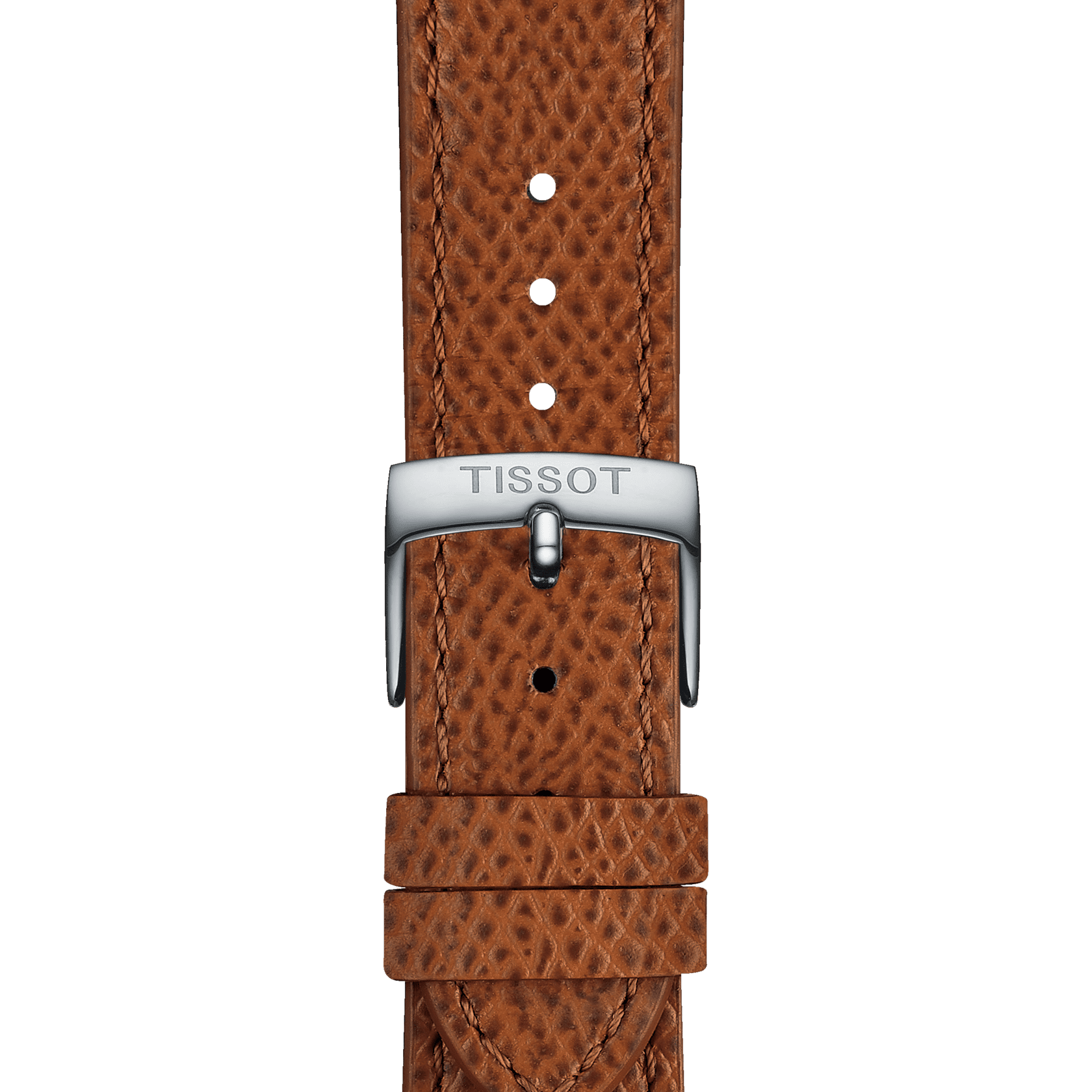 Оригинальный коричневый кожаный ремешок 18 мм