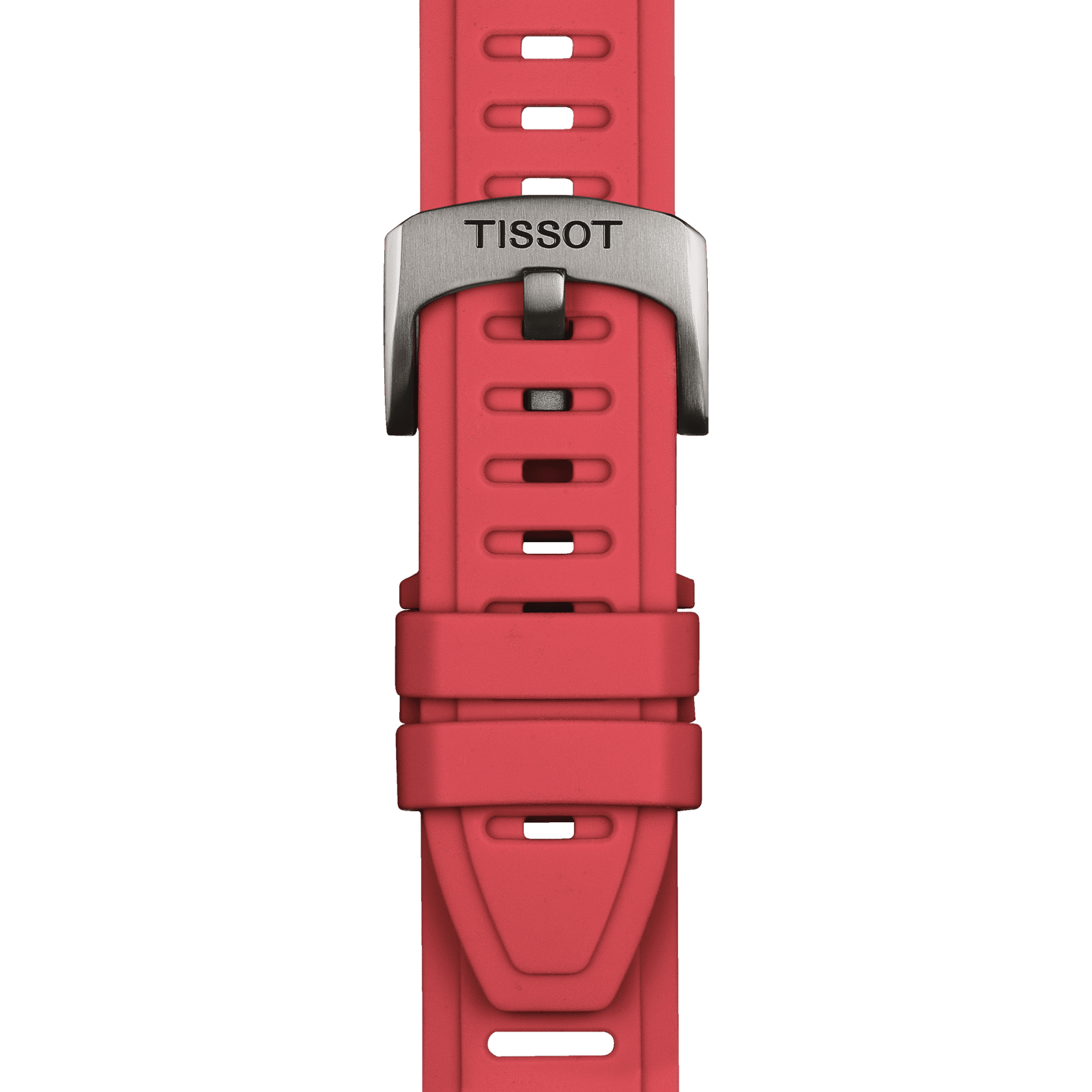 Correa oficial Tissot XS de silicona roja 21 mm