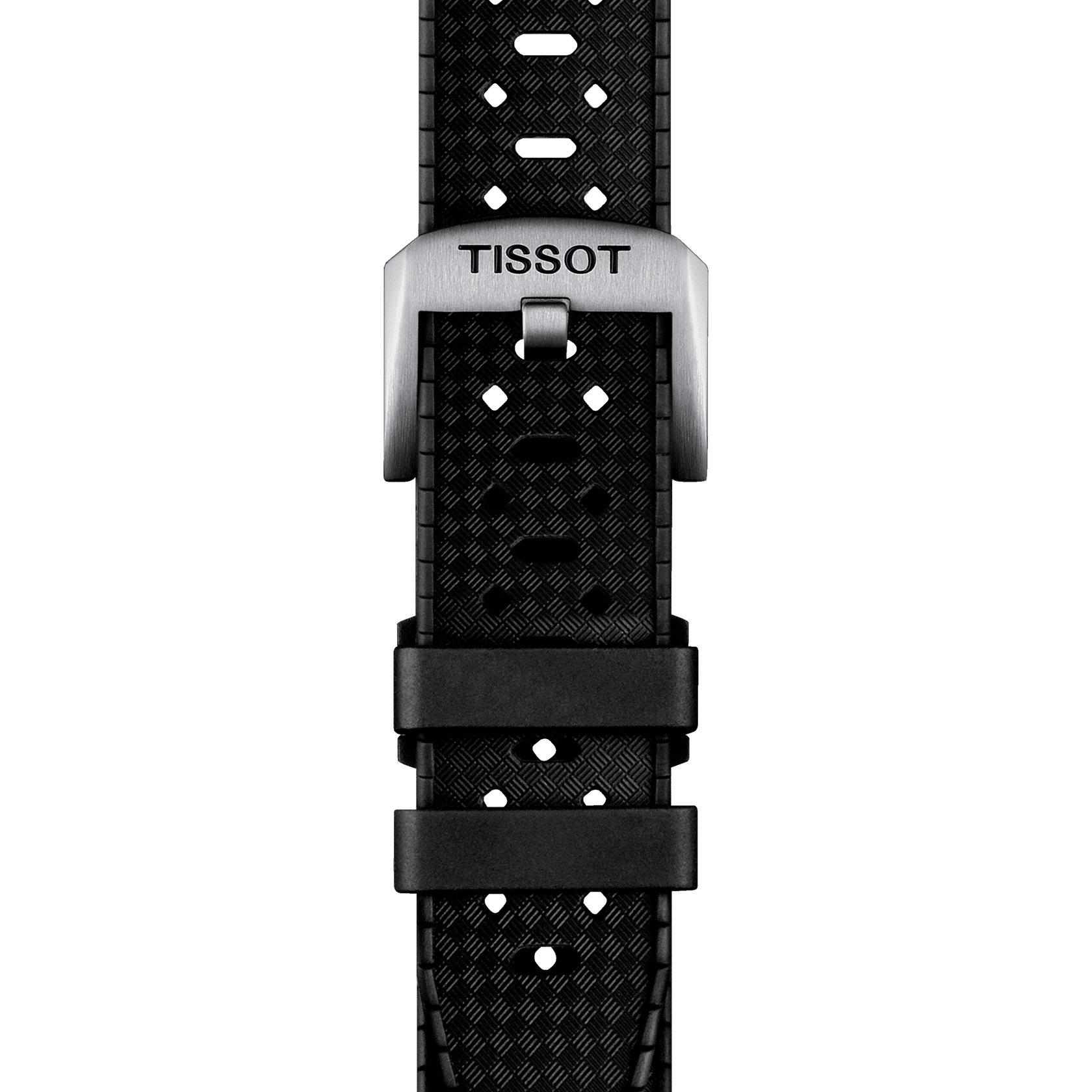 Original Tissot Kautschukarmband schwarz Bandanstoss 20mm