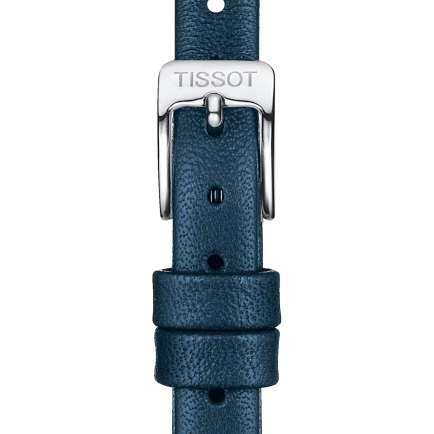 Tissot official blue leather strap lugs 09 mm