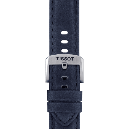 Tissot official blue leather strap lugs 20 mm