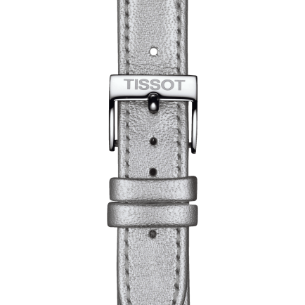 Tissot official grey leather strap lugs 16 mm