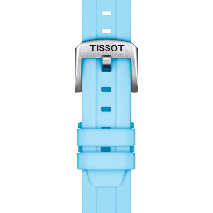 Tissot official blue silicone strap lugs 18 mm
