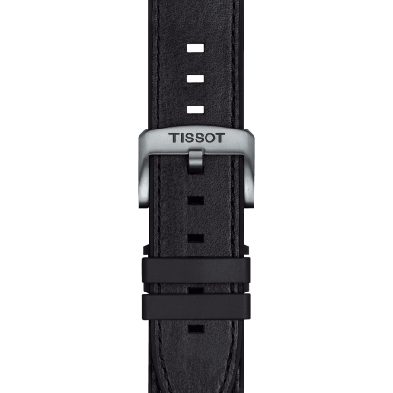 Tissot official black leather strap lugs 23 mm