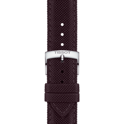 Tissot official brown fabric strap lugs 21 mm
