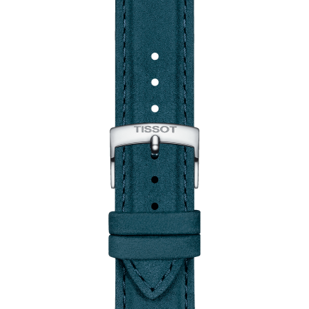 Оригинальный кожаный синий ремешок Tissot  21 мм