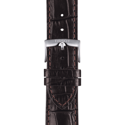 Tissot official brown leather strap lugs 22 mm