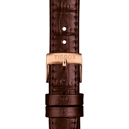 Tissot official brown leather strap lugs 15 mm
