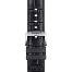 Offizielles Tissot Kautschukarmband mit Lederelementen schwarz Bandanstoß 22 mm T852046761