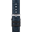 Original Tissot Lederarmband mit Kautschukelementen blau Bandanstoß 22 mm T852046765