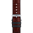 Bracelet officiel Tissot cuir brun et parties synthétique entre-cornes 22 mm T852046767
