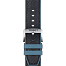 Bracelet officiel Tissot caoutchouc bleu et cuir noir entre-cornes 22 mm T852046785