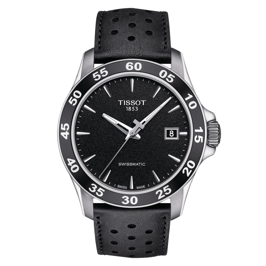 tissot v8 automatic silver dial men's watch