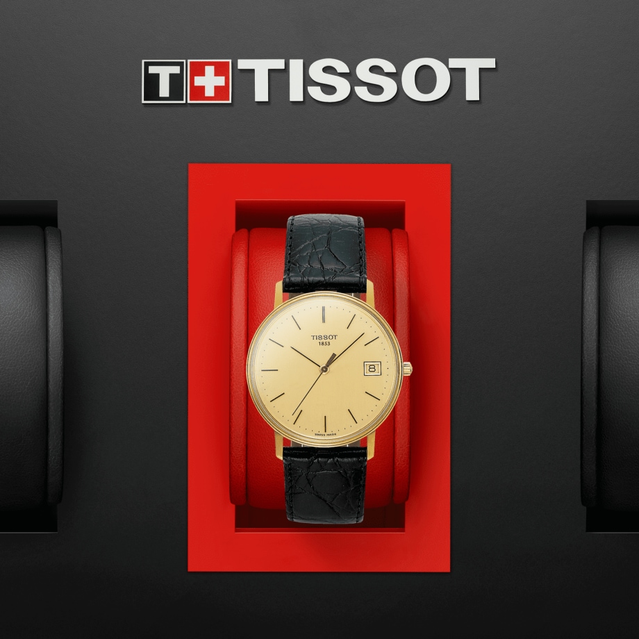 Tissot Goldrun Hesalite 18K Gold - Voir 1