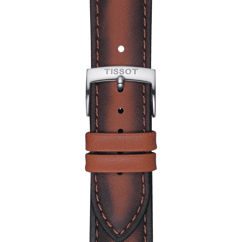 Tissot official beige leather strap lugs 20 mm