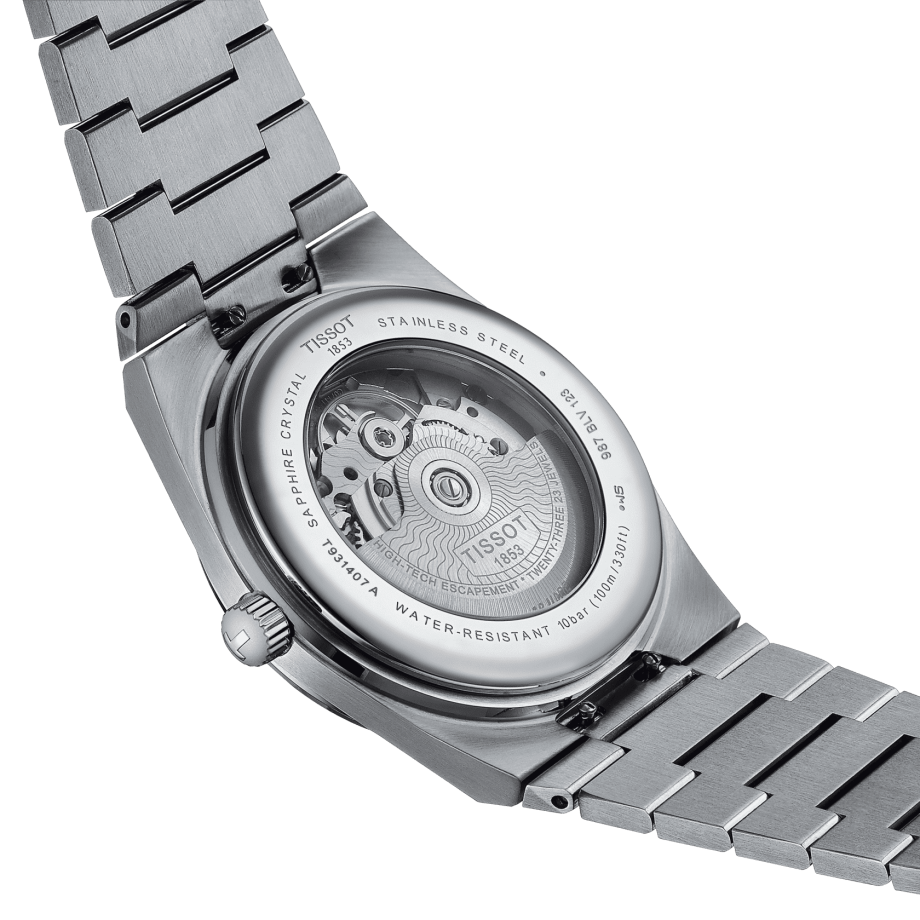 Tissot PRX Powermatic 80 Gold Bezel Watch