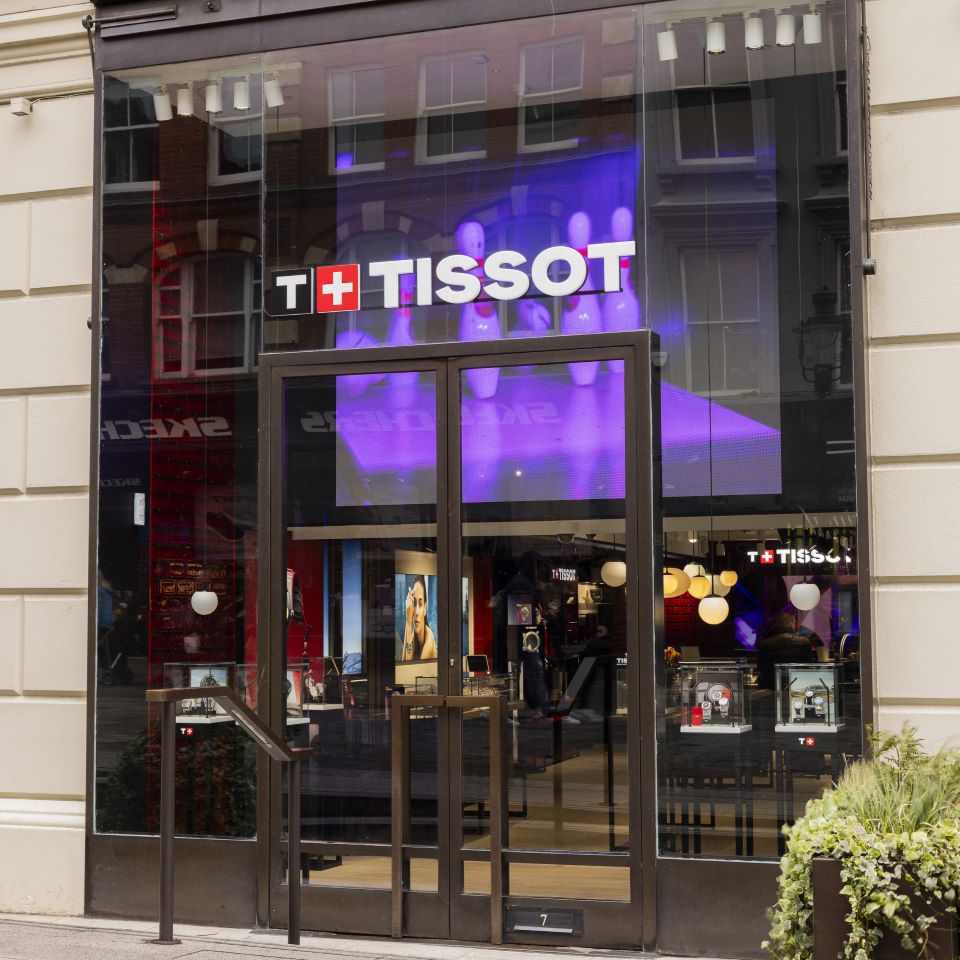 THE TISSOT BOUTIQUE IN LONDON'S COVENT GARDEN DISTRICT OPENS ITS DOORS