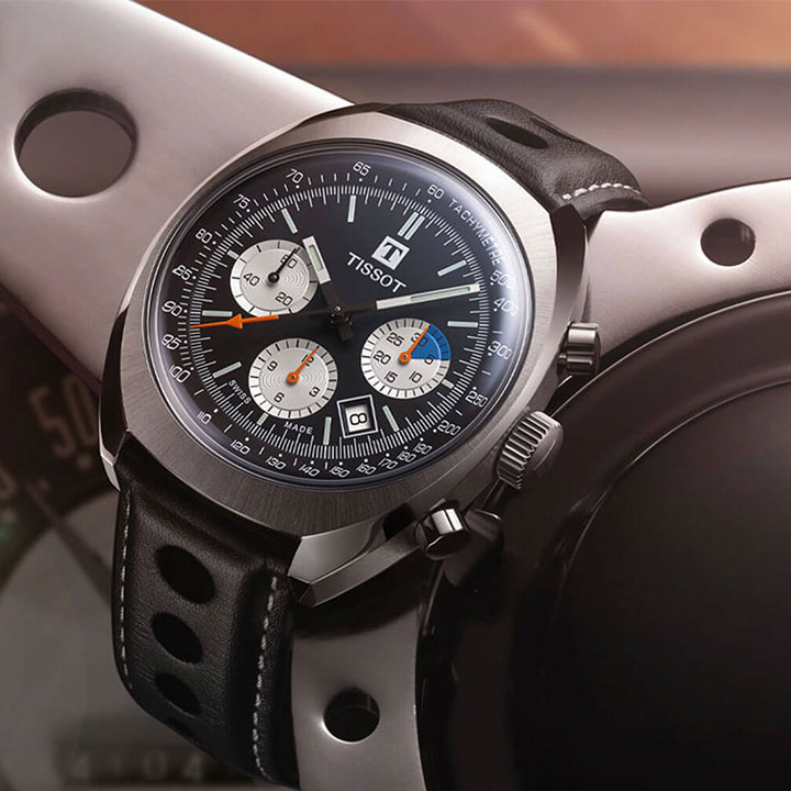 L'un des mod&egrave;les Heritage de Tissot