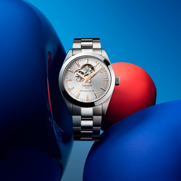 Montre Tissot Gentleman 40 mm automatique squelette