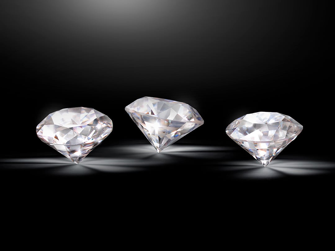 Diamonds used for the making of some Tissot watches