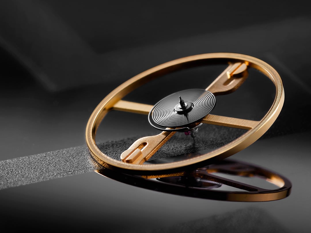 Silicium material used in Tissot watches, known for its high resistance to magnetic fields. 