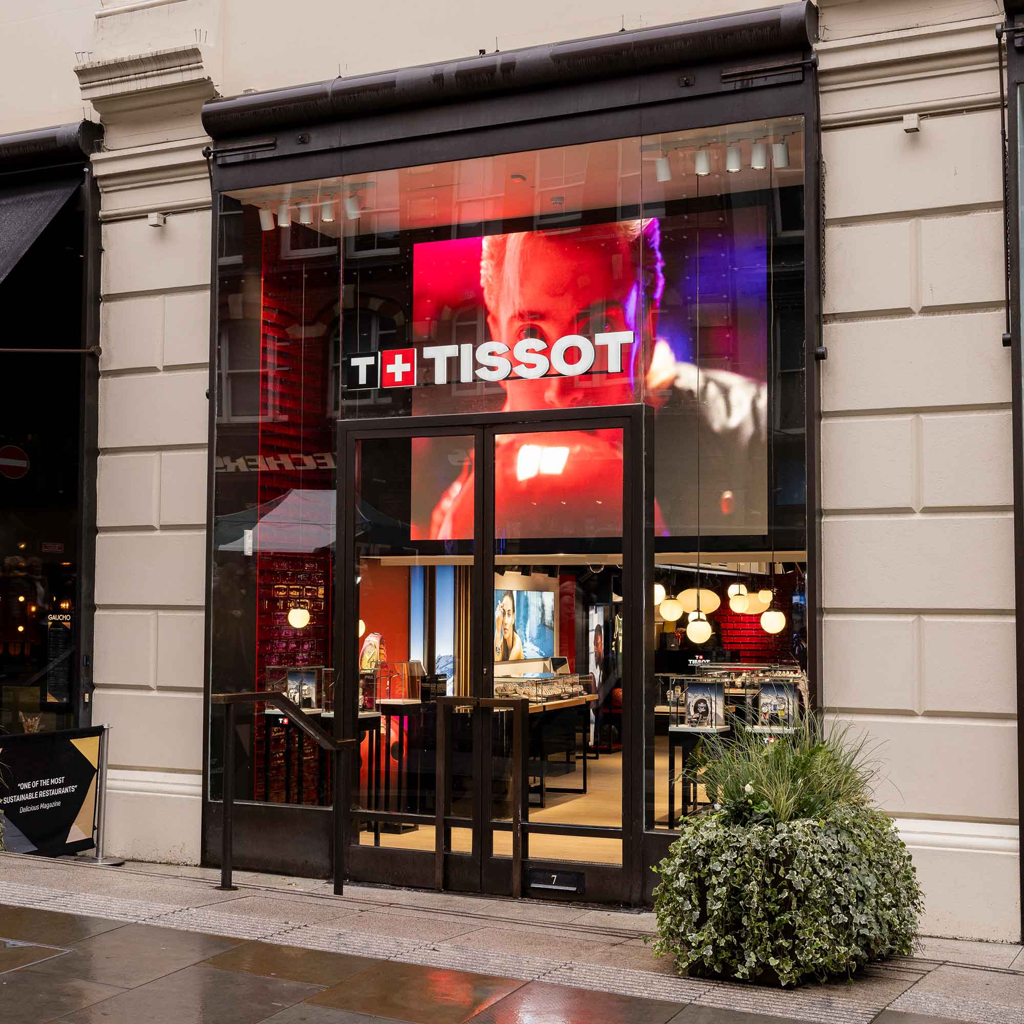 Tissot Boutique in Covent Garden in London
