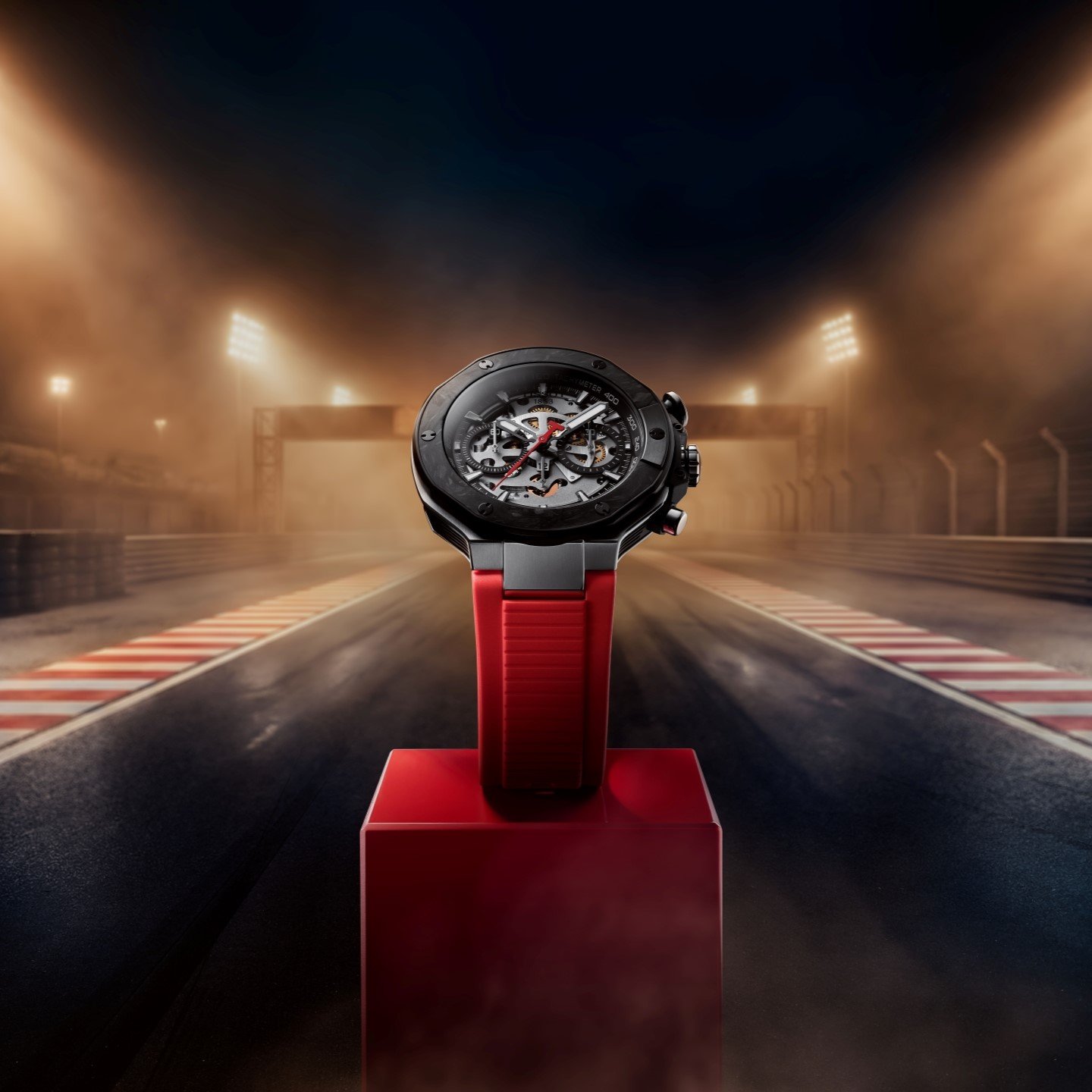 Tissot T-Race MotoGP against a blurred motion background