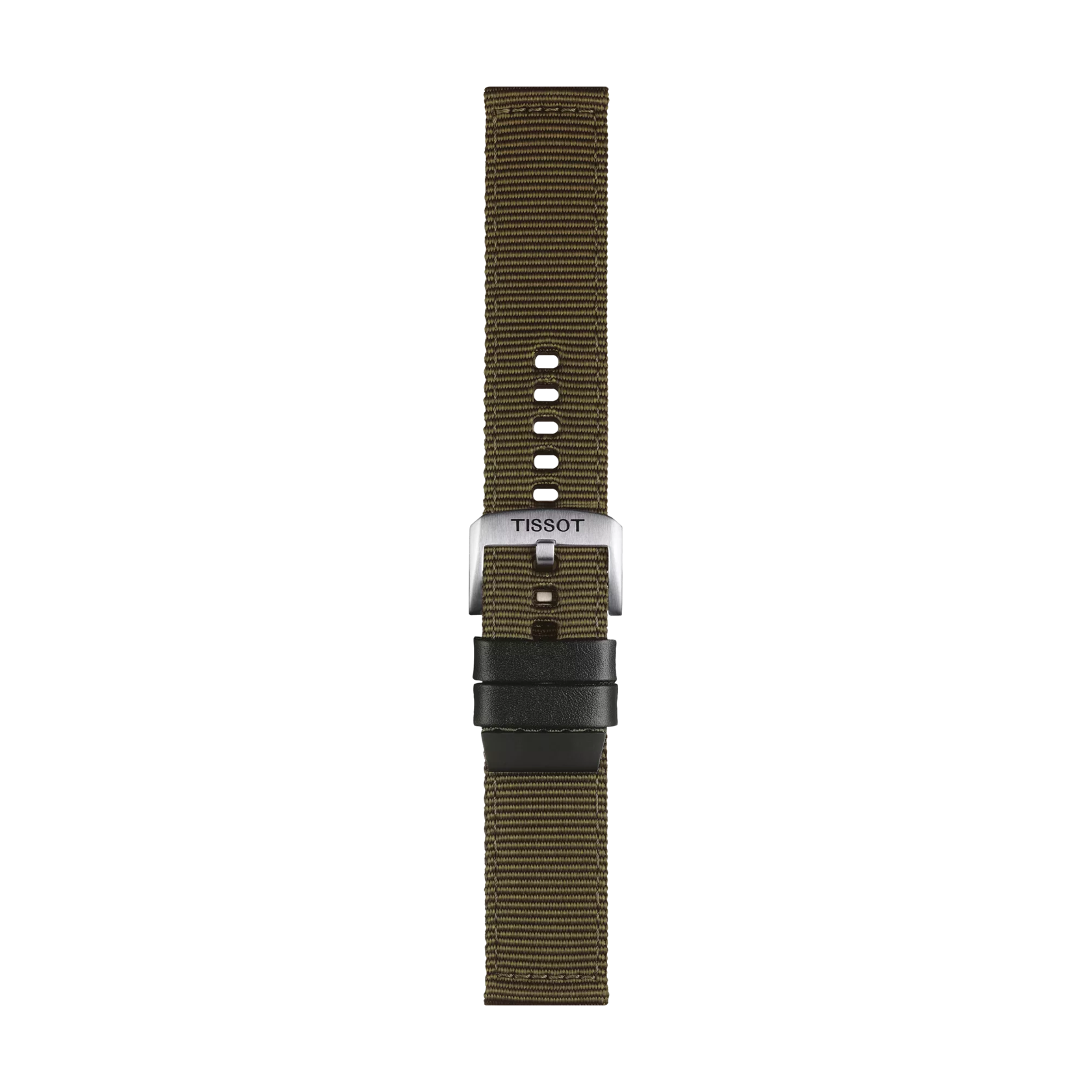 Tissot αυθεντικό χακί πάνινο υφασμάτινο λουράκι πτερύγια 22 mm