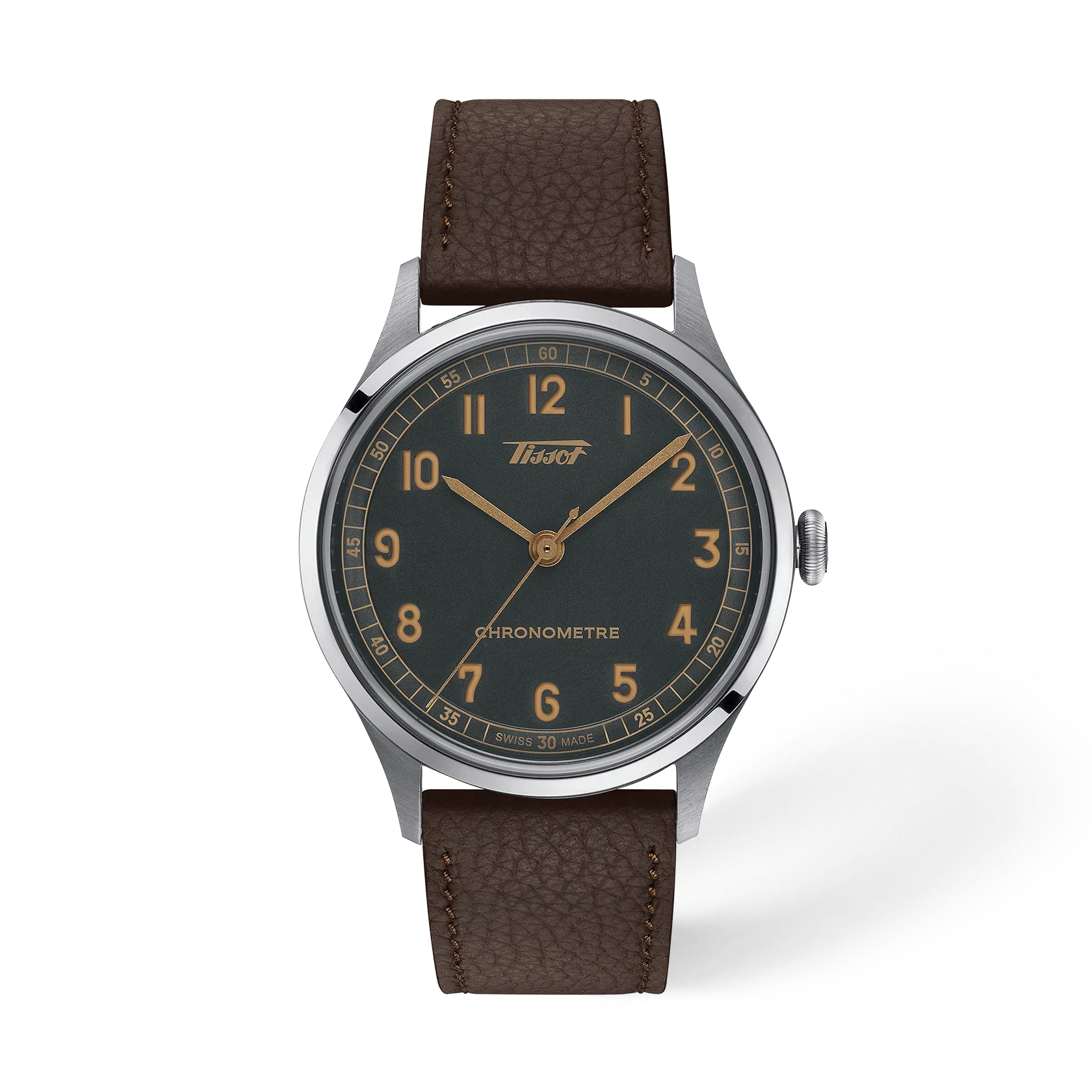 TISSOT 自動巻き 腕時計 シルバー/ブラウン 6eb96fbf-4439-4587-a534-