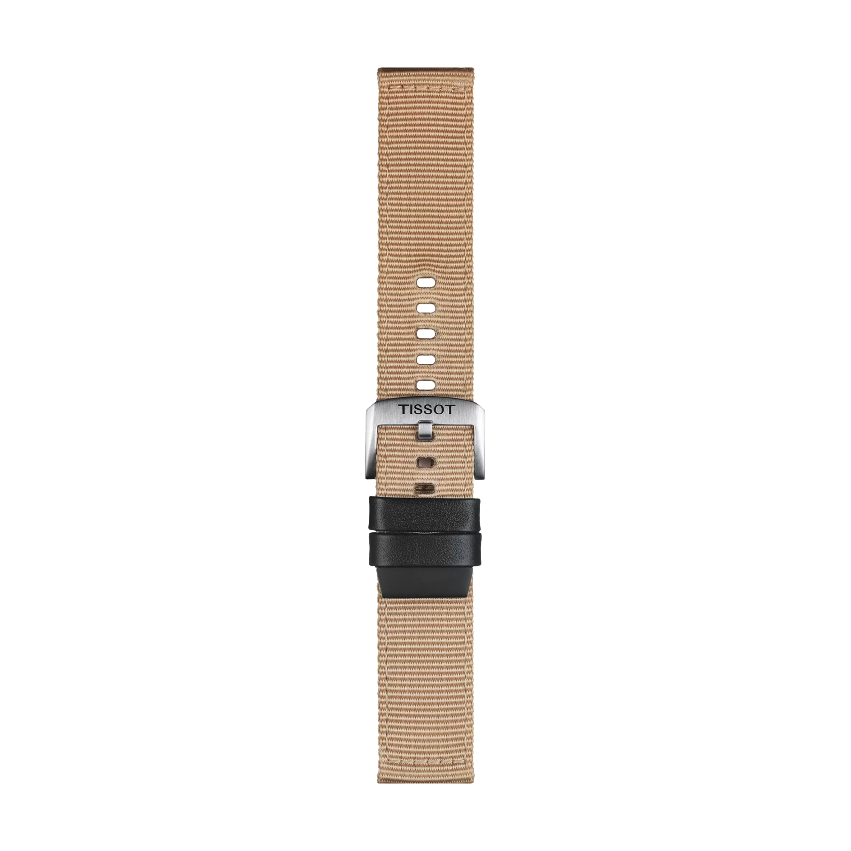 Tissot αυθεντικό μπεζ πάνινο υφασμάτινο λουράκι πτερύγια 22 mm
