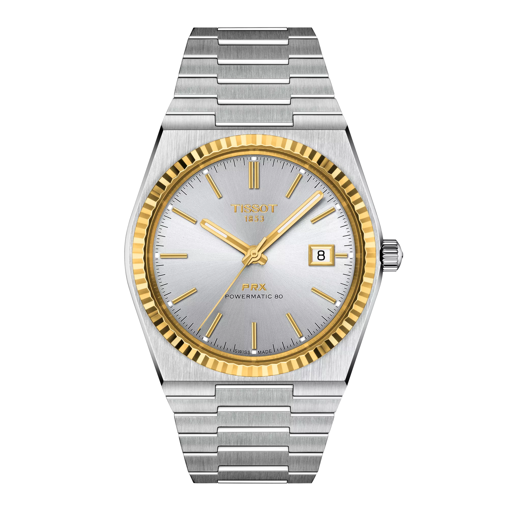Tissot PRX Powermatic 80 Steel & 18K Gold Bezel 40mm