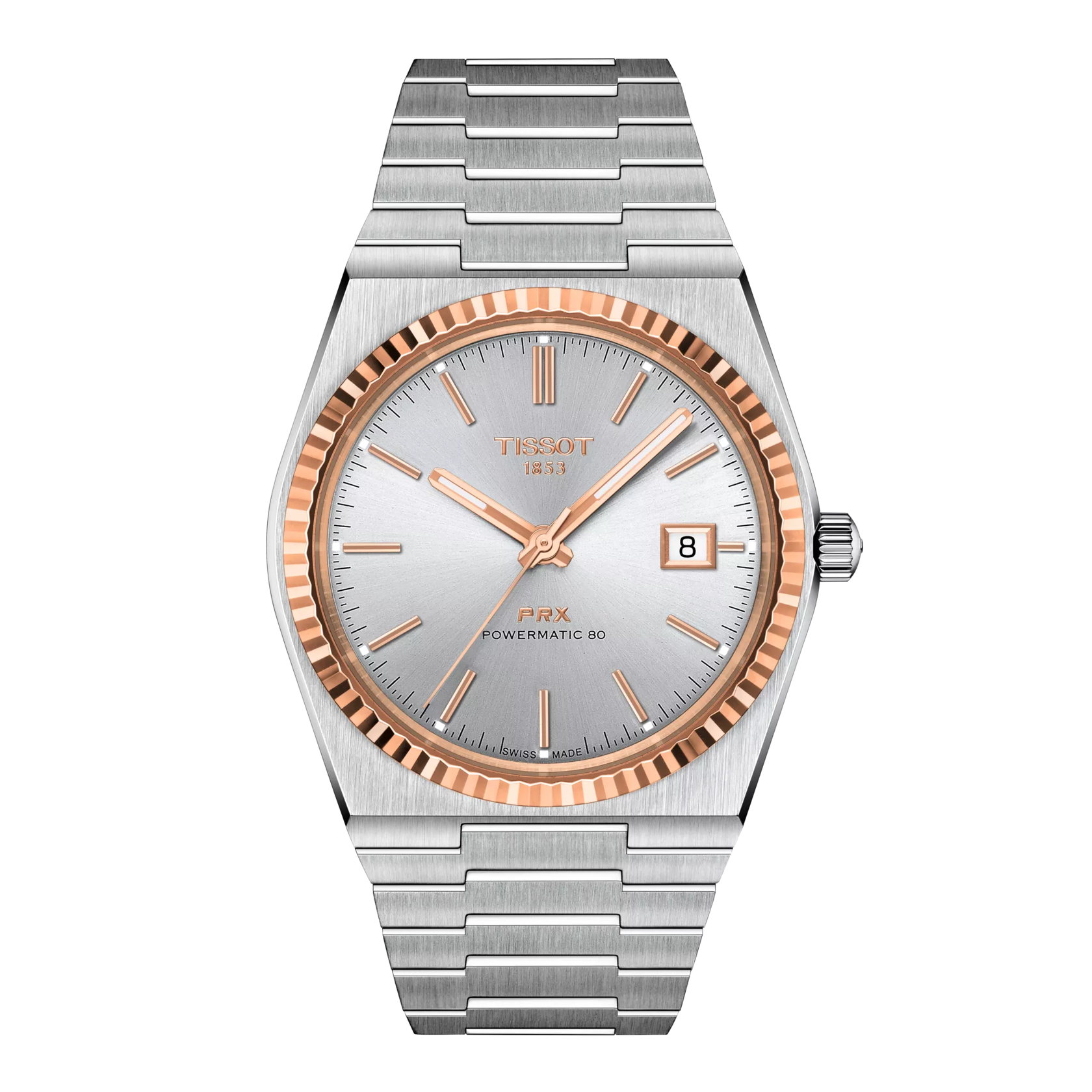 Tissot PRX Powermatic 80 Steel & 18K Gold Bezel 40mm