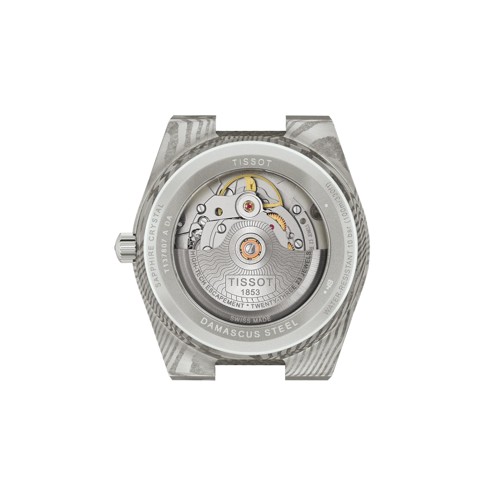 Tissot PRX Damascus Steel 38mm