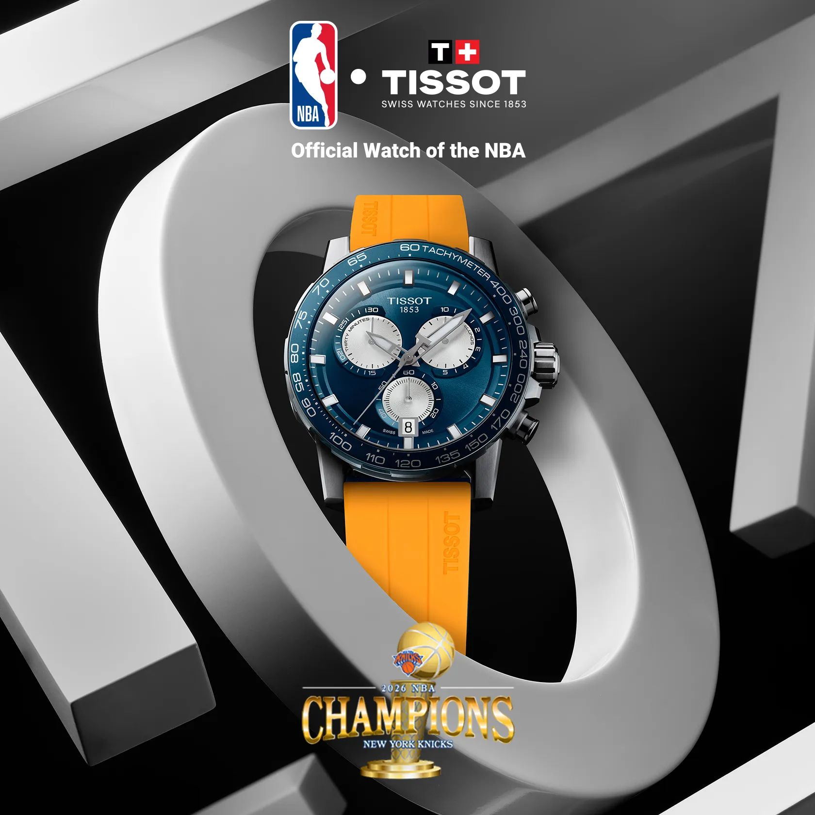 Tissot Supersport New York Knicks NBA 2026 Championship Special Edition