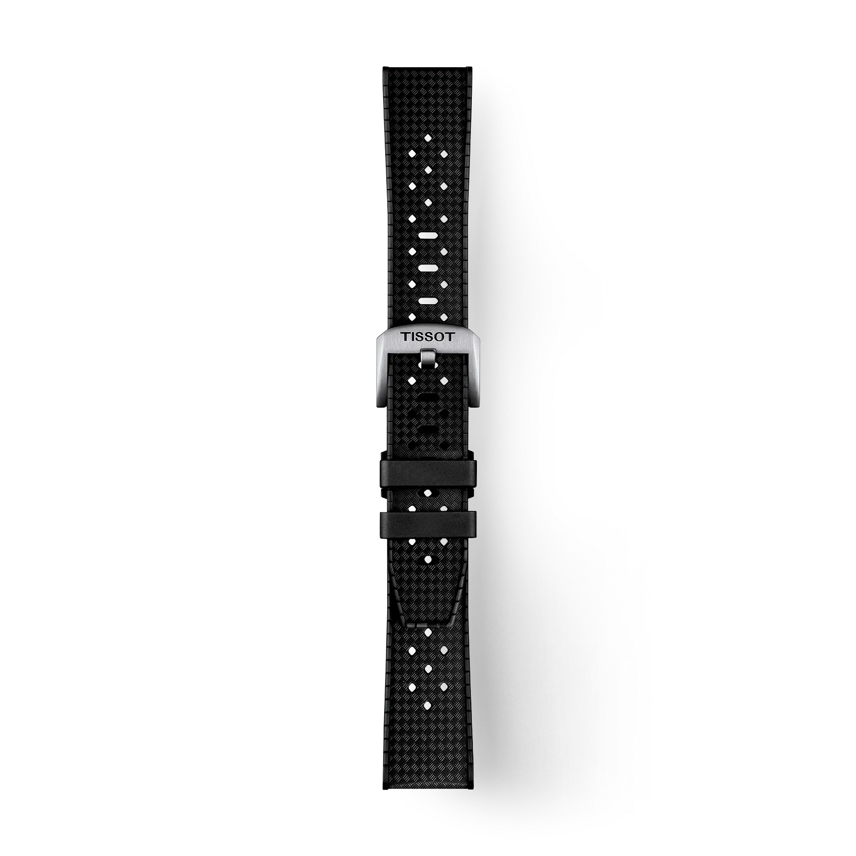 ティソ公式 ストラップ | T852049628 | ブラック ラバー | Tissot