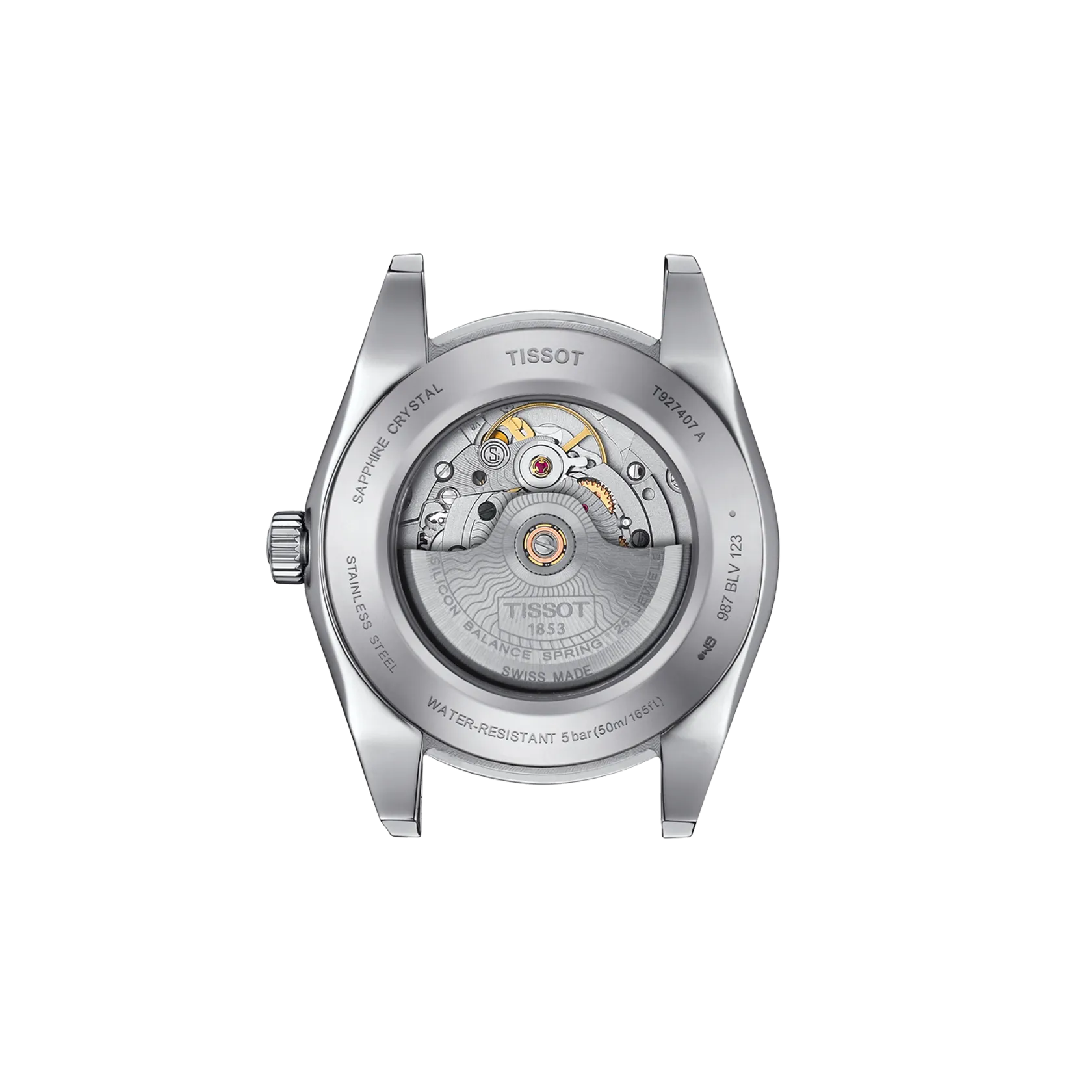 Tissot Gentleman Powermatic 80 Silicium Solid 18K Gold bezel