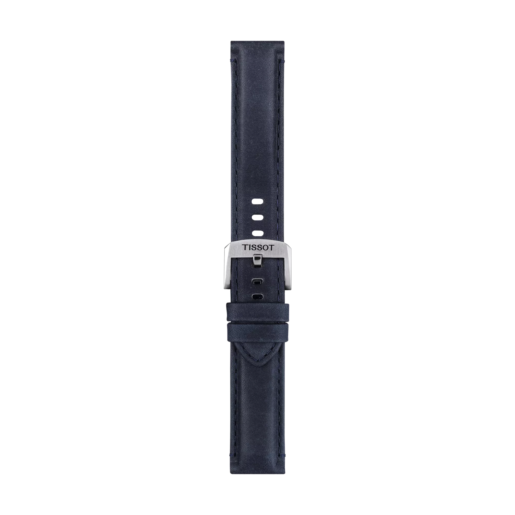 Tissot αυθεντικό μπλε δερμάτινο λουράκι πτερύγια 20 mm