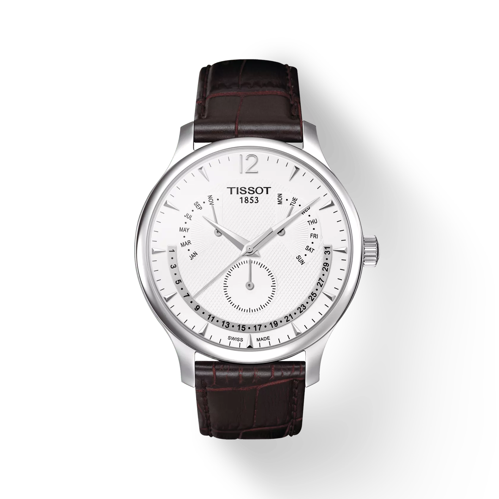 腕時計 TISSOT 1853 T063637 パーペチュアルカレンダー Tissot Tradition Perpetual Calendar | Model T0636371603700