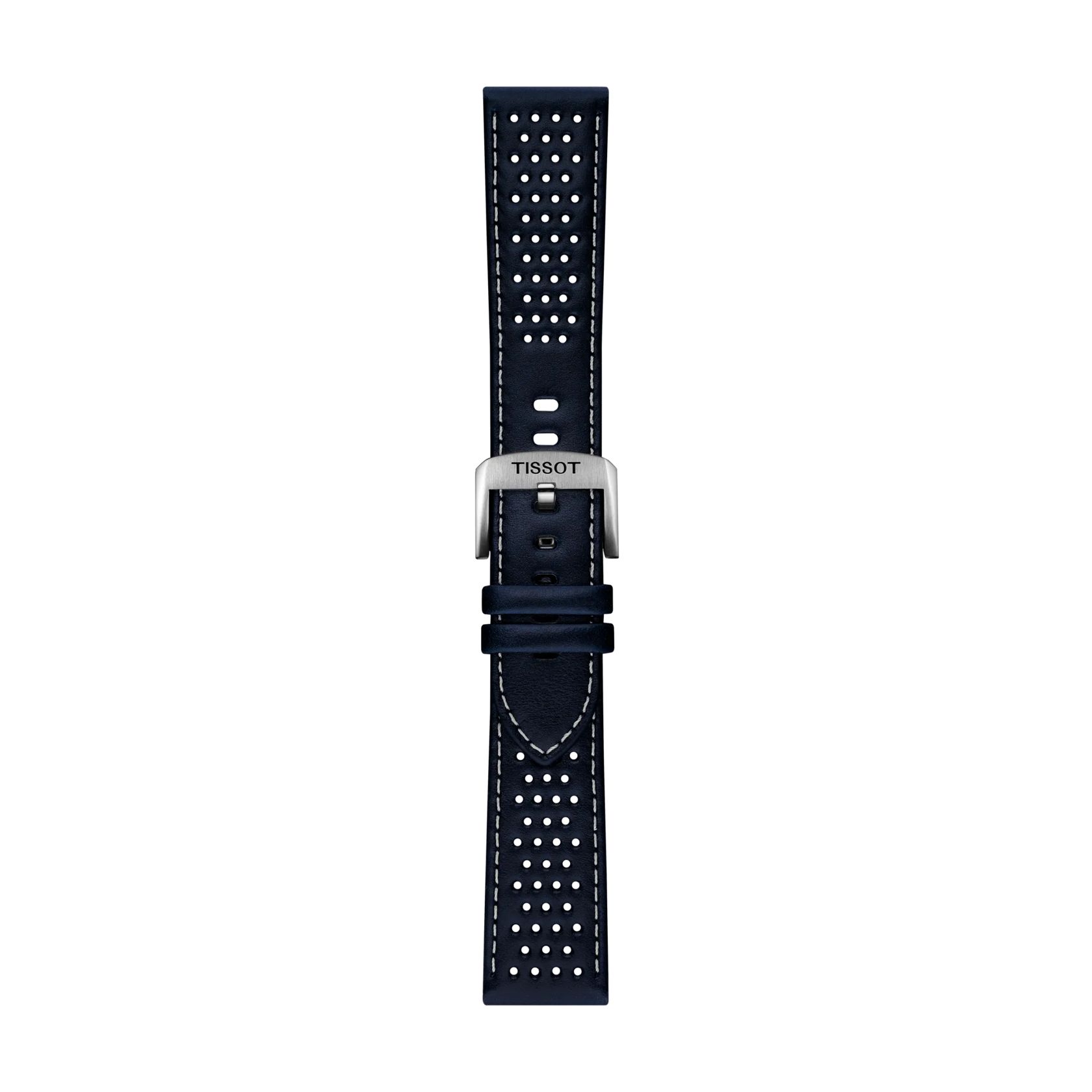 Tissot Official Blue Leather Strap Lugs 22mm