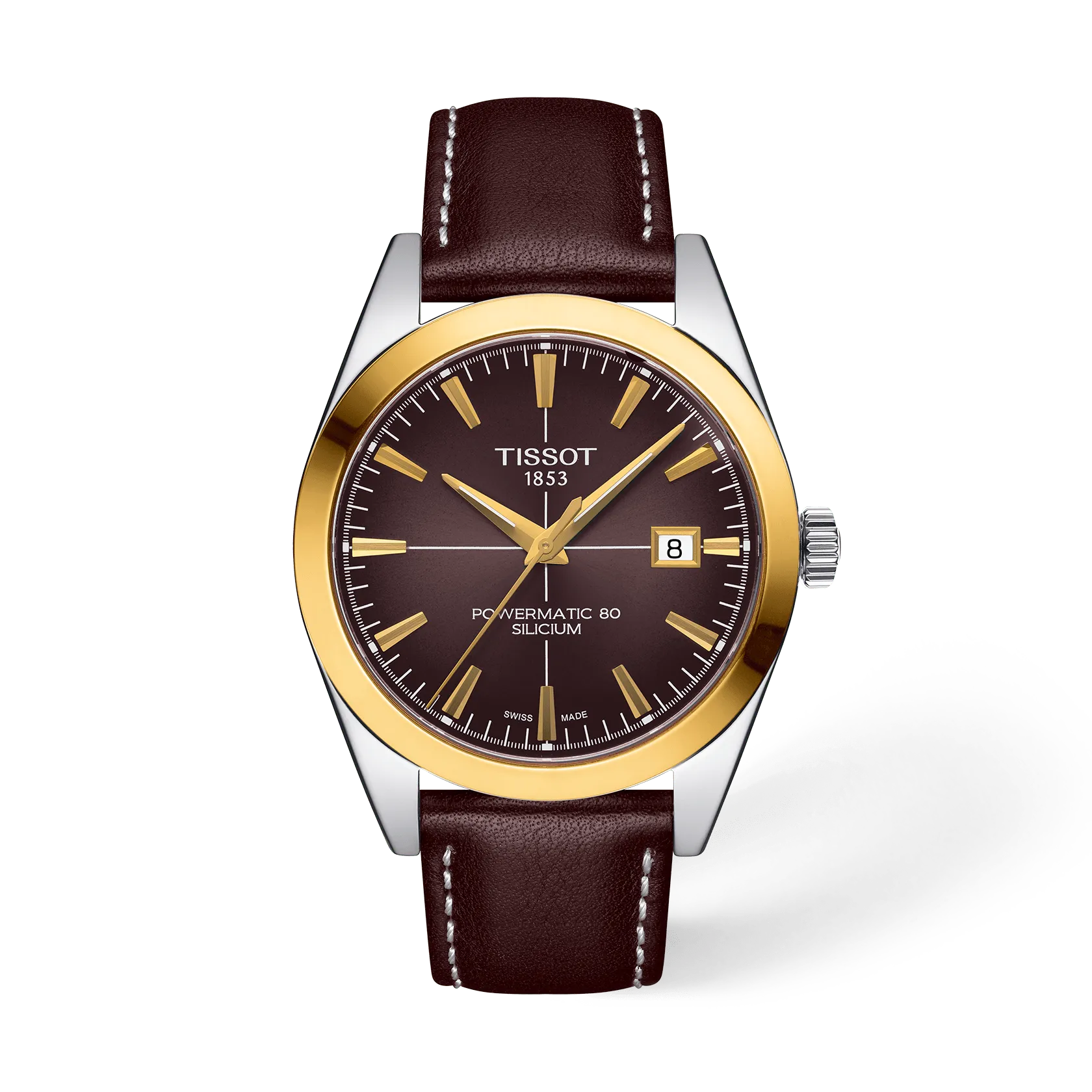 Tissot Gentleman Gold Bezel 40mm T927.407.46.291.01